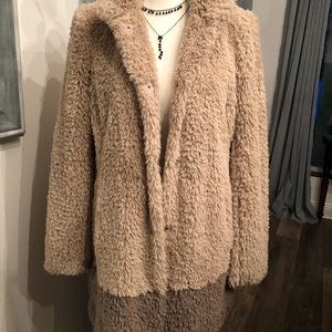 Kenneth Cole faux fur jacket